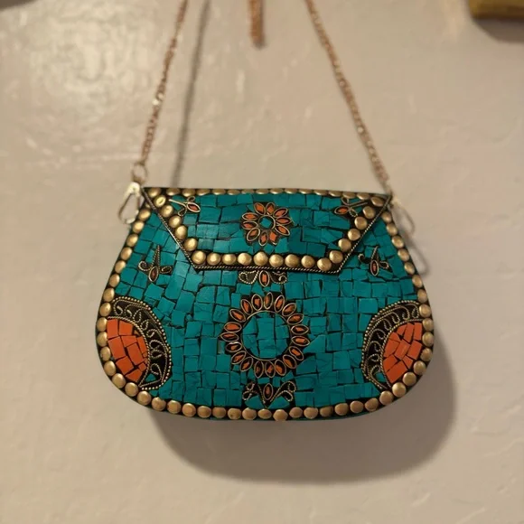Intricate Design, one of a kind, Ramla bags! Hand made, artistic design style! - Picture 6 of 7